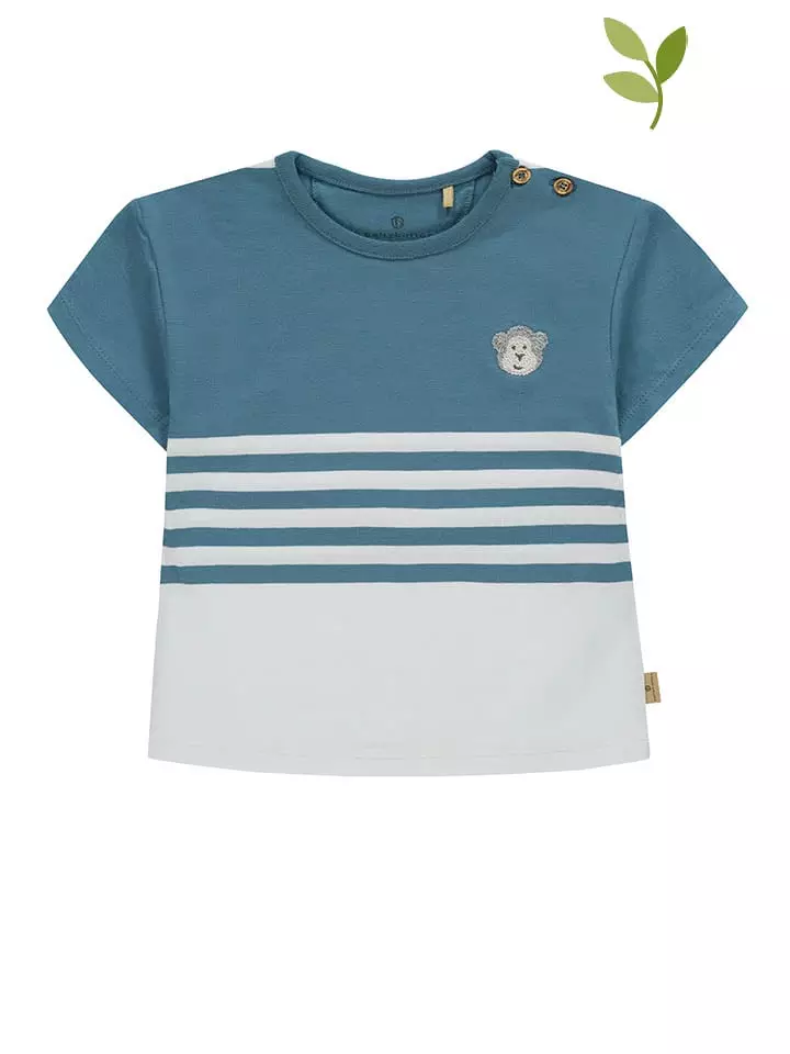 Koszulka w kolorze turkusowo-szarym