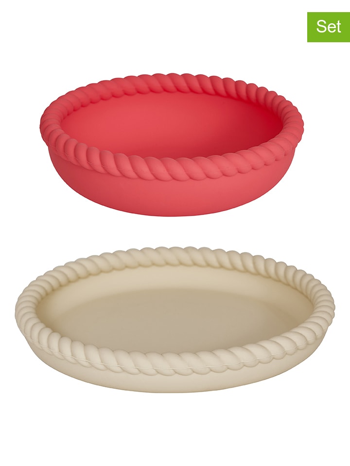 OYOY mini 2-częściowy zestaw "Mellow" w kolorze czerwono-beżowym rozmiar: onesize