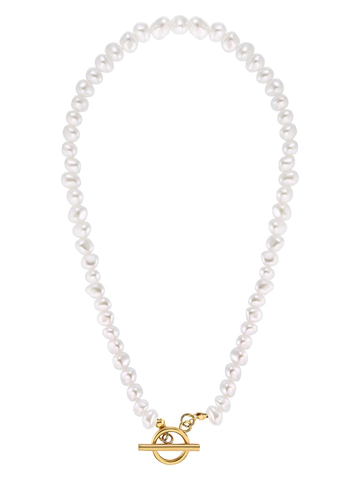 Naszyjnik perłowy - dł. 38 cm