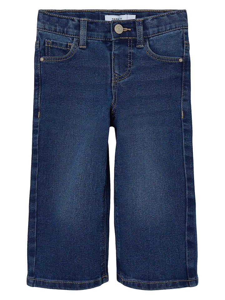 name it Dżinsy "Rose" - Comfort fit - w kolorze granatowym rozmiar: 92