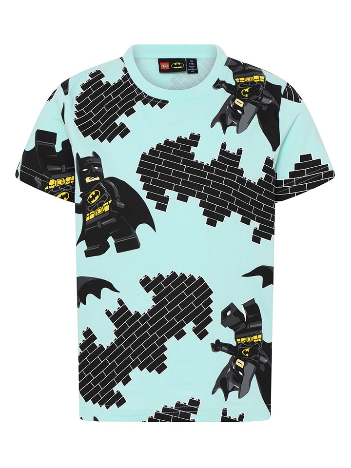 LEGO Koszulka "Taylor 313" w kolorze turkusowo-czarnym rozmiar: 128