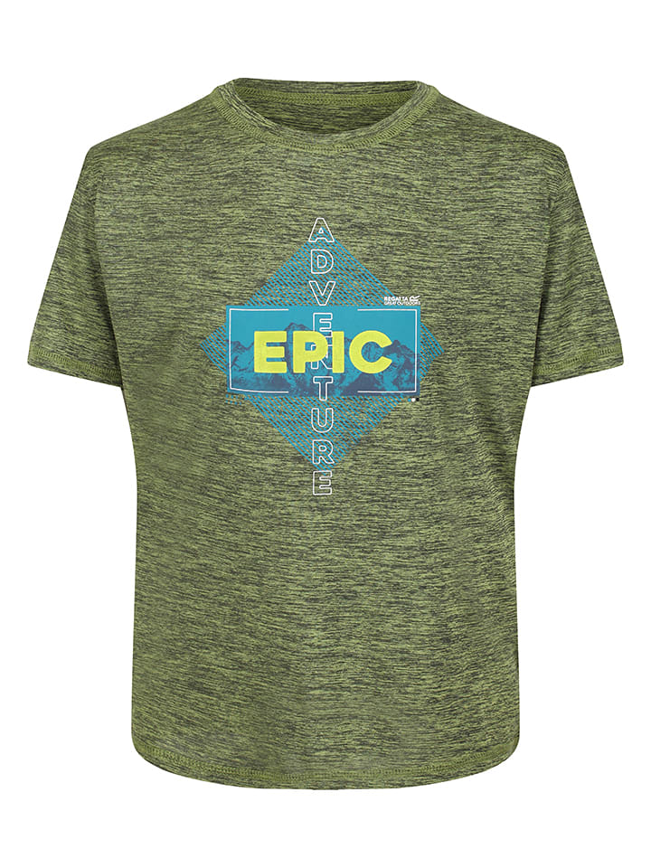 Regatta Koszulka funkcyjna "Alvarado VI" w kolorze khaki rozmiar: 152