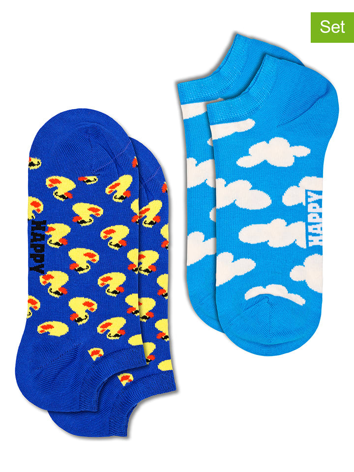 Happy Socks Skarpety (2 pary) w kolorze niebieskim rozmiar: 41-46