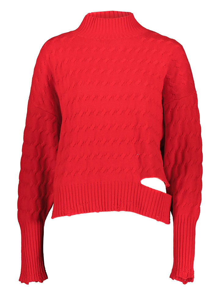 Pinko Sweter w kolorze czerwonym rozmiar: XS