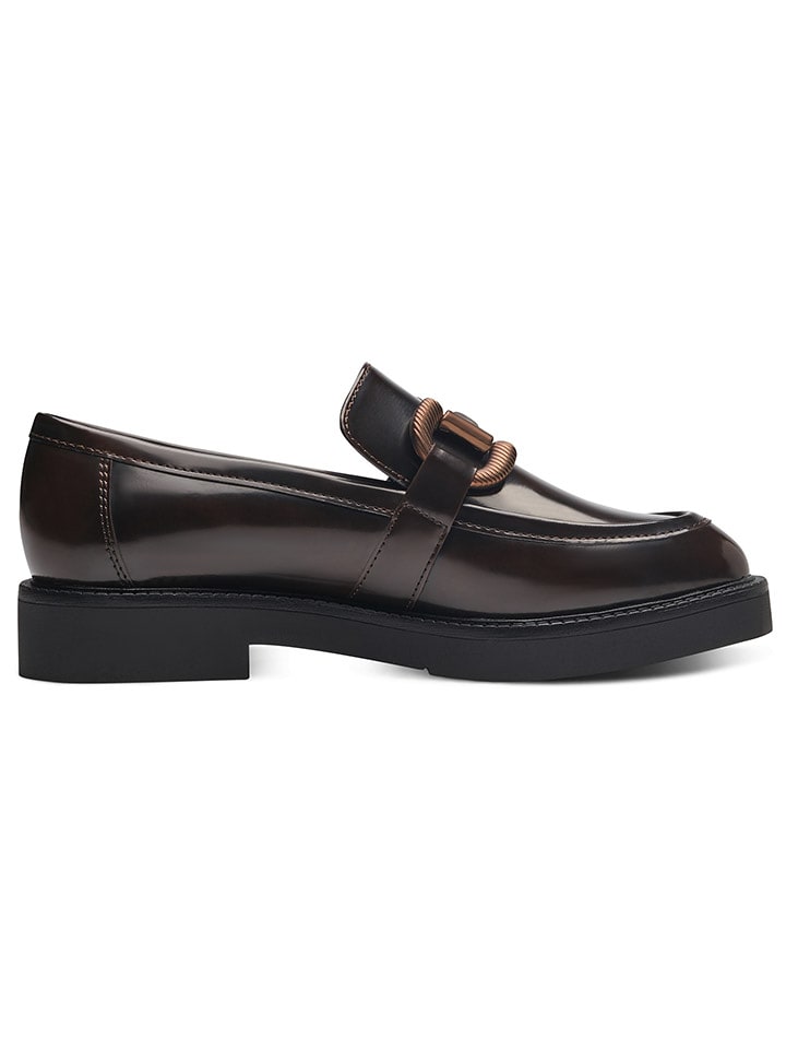 Marco Tozzi Mokasyny w kolorze brązowym rozmiar: 39