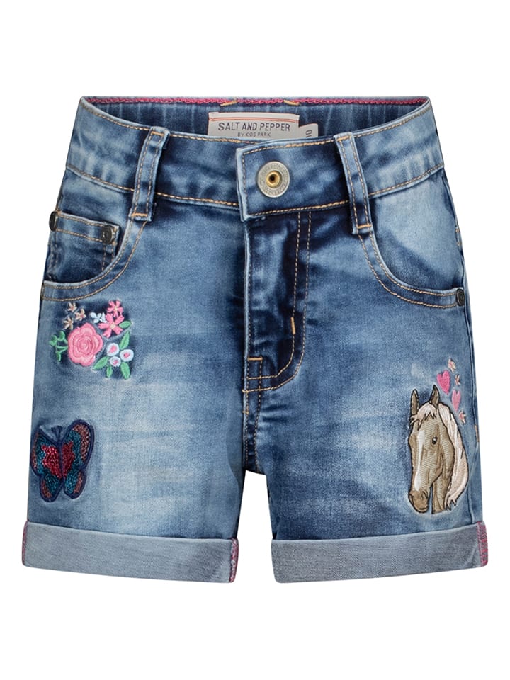 Salt and Pepper Szorty dżinsowe w kolorze niebieskim rozmiar: 140