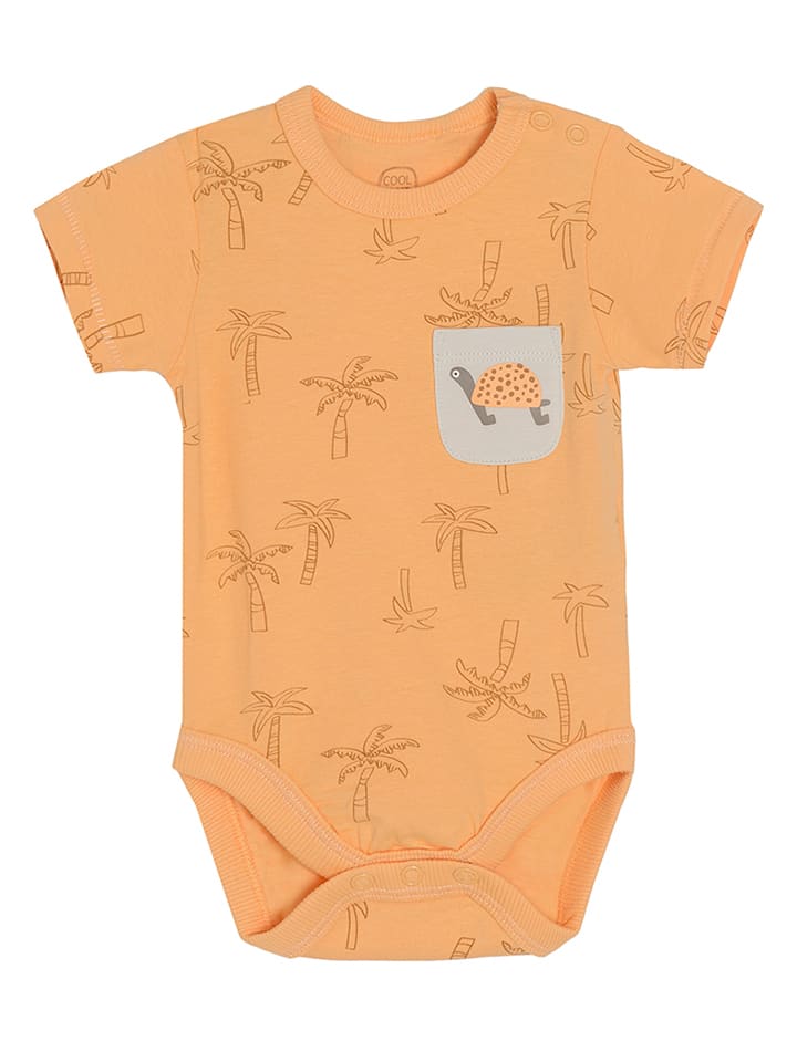 COOL CLUB Body w kolorze pomarańczowym rozmiar: 74