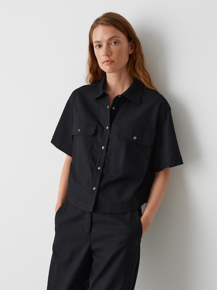 OPUS Koszula w kolorze czarnym rozmiar: 40