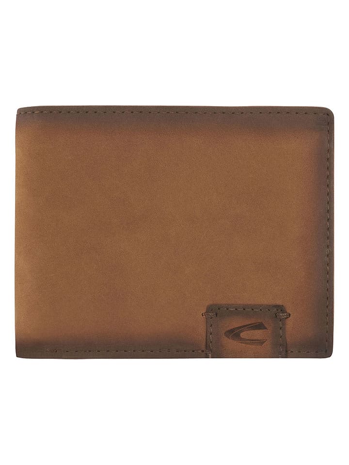 Camel Active Skórzany portfel "Cordoba" w kolorze jasnobrązowym - 10 x 12,7 x 1,5 cm rozmiar: onesize
