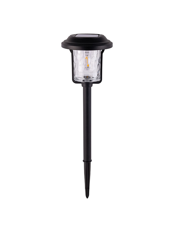 näve Solarna lampa ogrodowa LED "Simon" w kolorze czarnym - 14,6 x 54,7 cm rozmiar: onesize