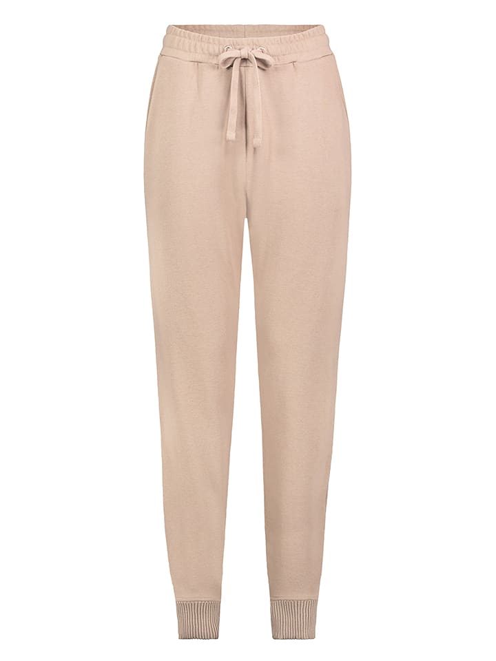 Stitch & Soul Spodnie dresowe w kolorze beżowym rozmiar: XS