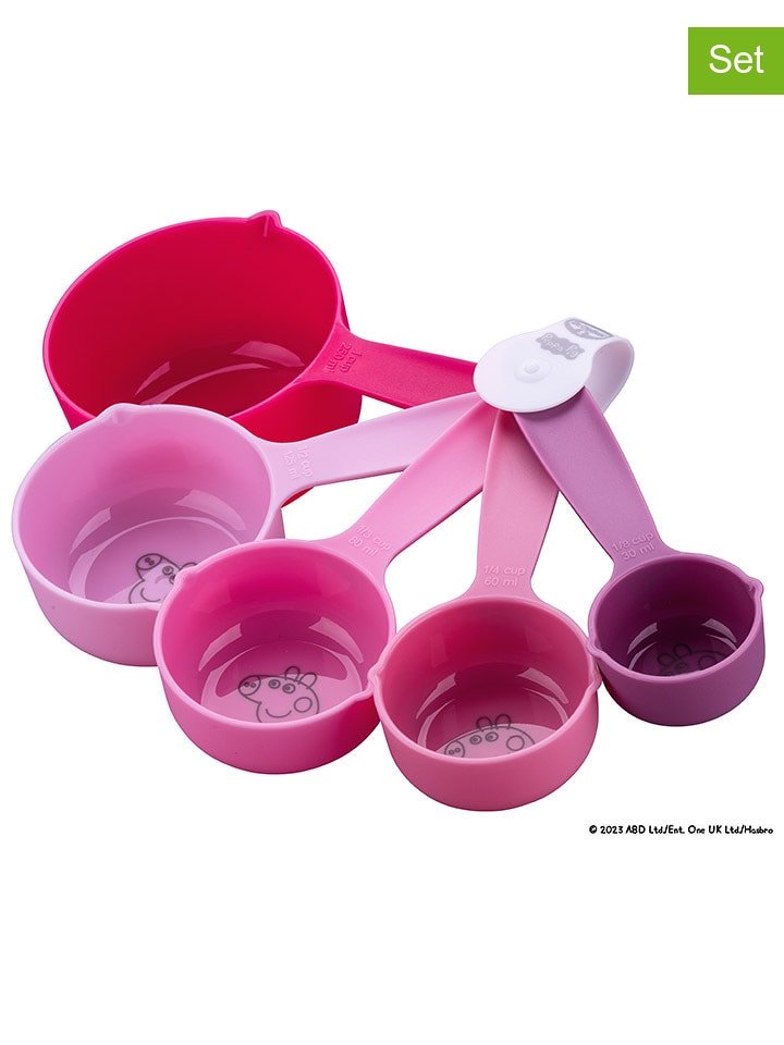 Dr. Oetker Miarki (5 szt.) "Peppa" w kolorze jasnoróżowo-fioletowym rozmiar: onesize