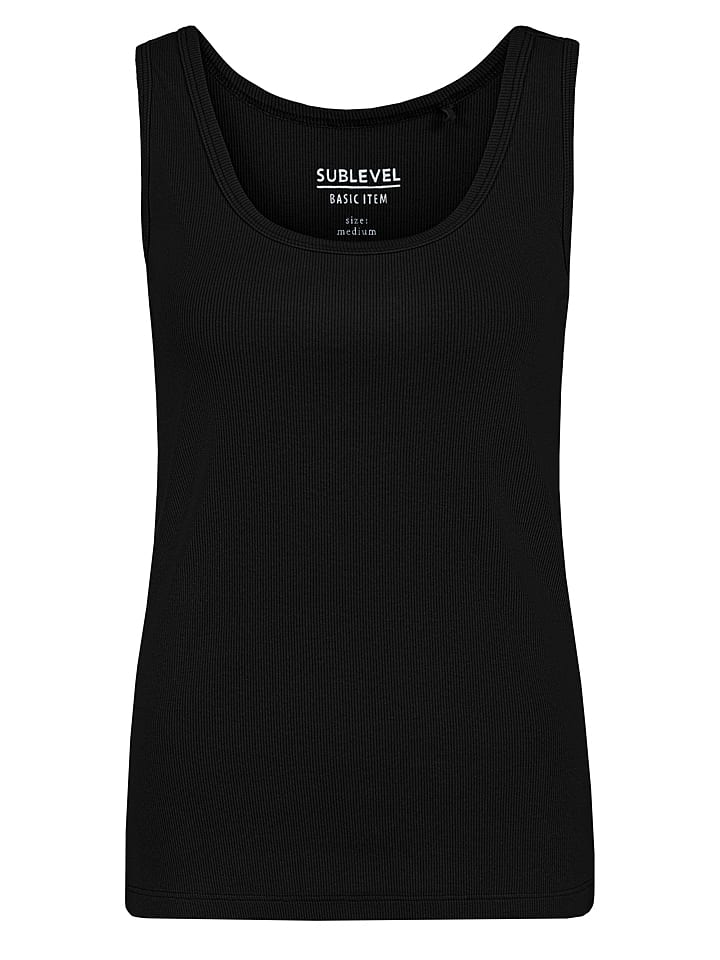 Sublevel Top w kolorze czarnym rozmiar: XL