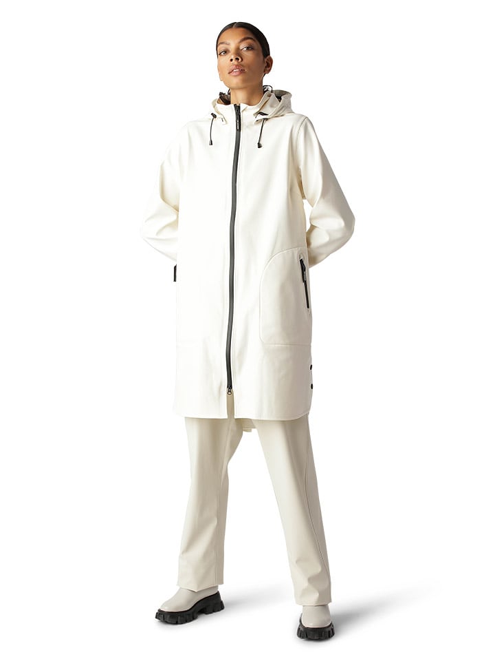 Ilse Jacobsen Płaszcz przeciwdeszczowy w kolorze białym rozmiar: 44