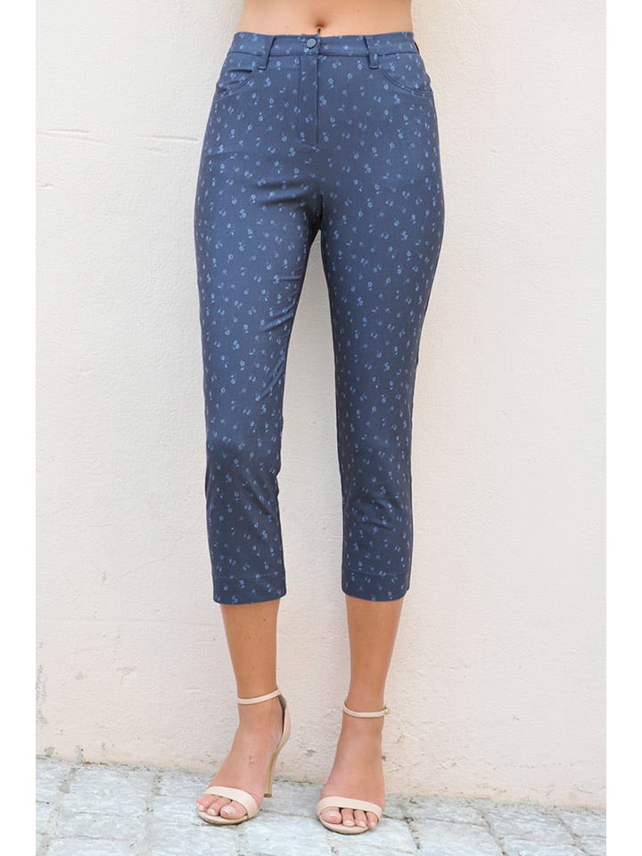 Bleu d'Azur Dżinsowe rybaczki w kolorze niebieskim rozmiar: 40