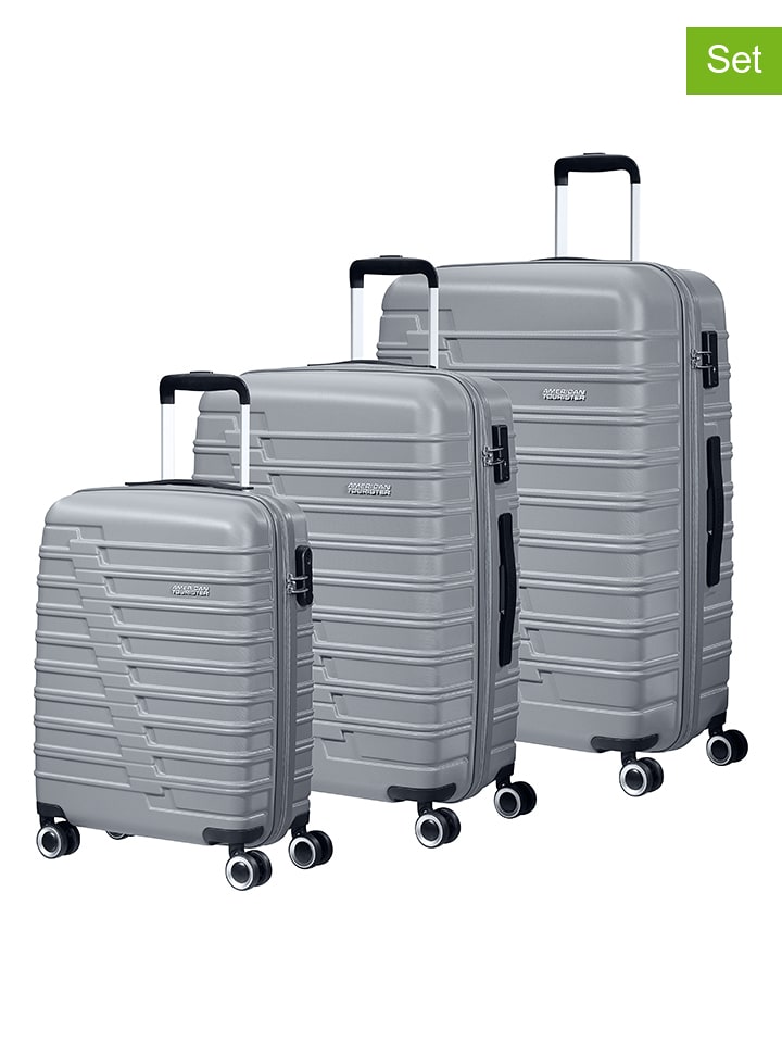 Walizki (3 szt.) w kolorze szarym