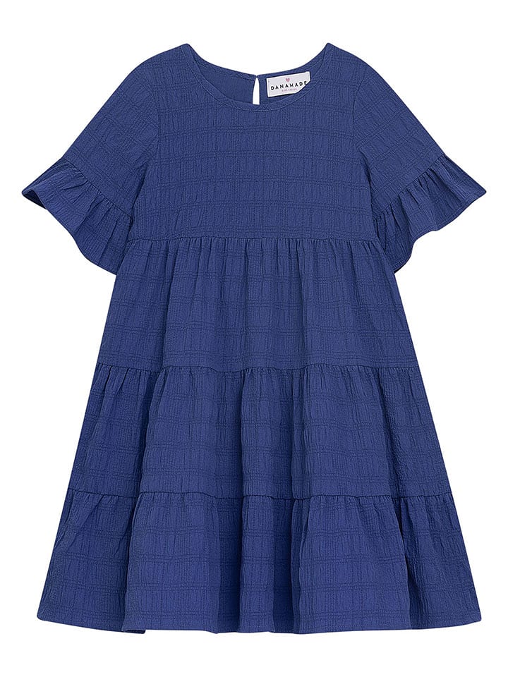 Danamade Sukienka "Delodie" w kolorze granatowym rozmiar: L