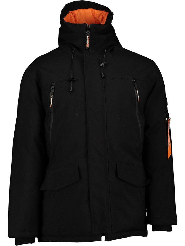 Geographical Norway Parka "Arnada" w kolorze czarnym rozmiar: M