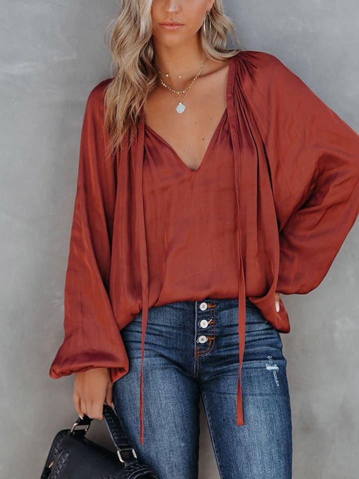 LA Angels Bluzka w kolorze jasnobrązowym rozmiar: M