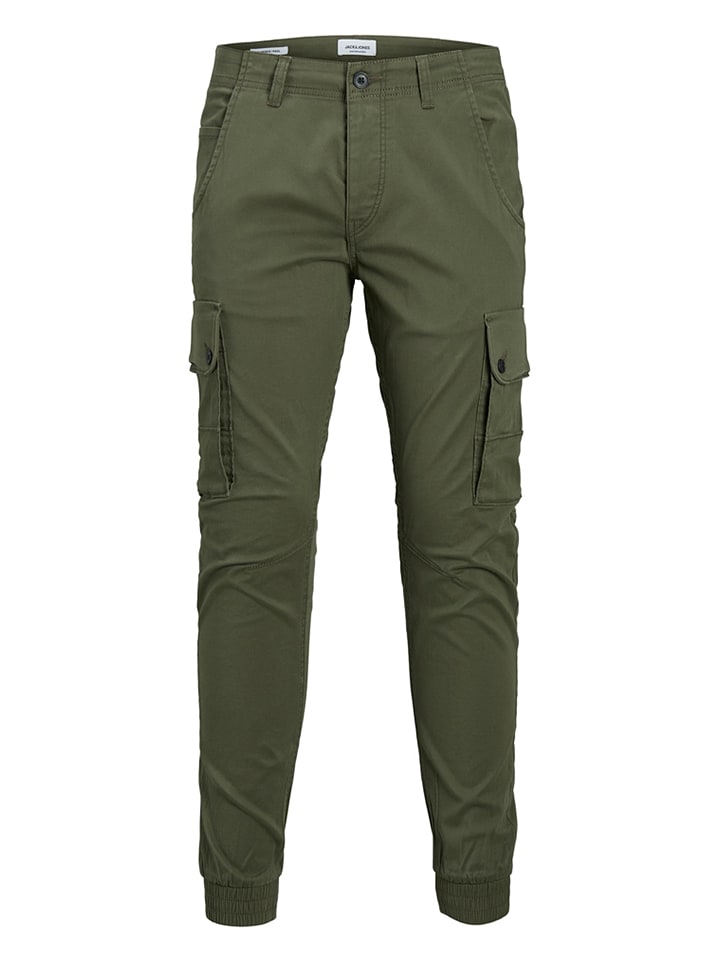 JACK & JONES Junior Bojówki w kolorze khaki rozmiar: 146