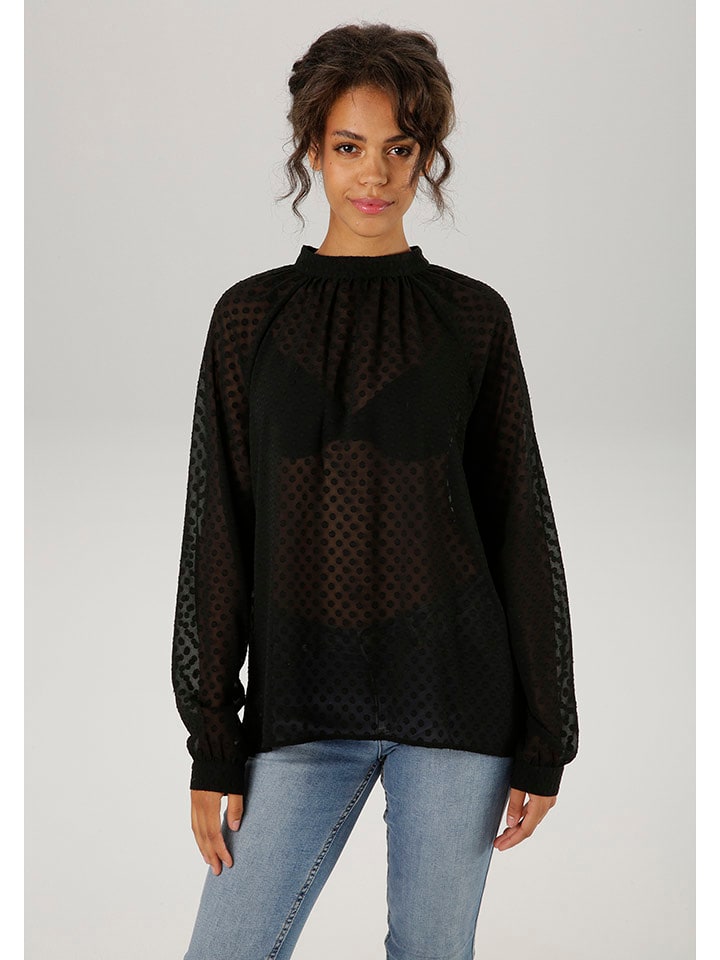 Aniston Bluzka w kolorze czarnym rozmiar: 38