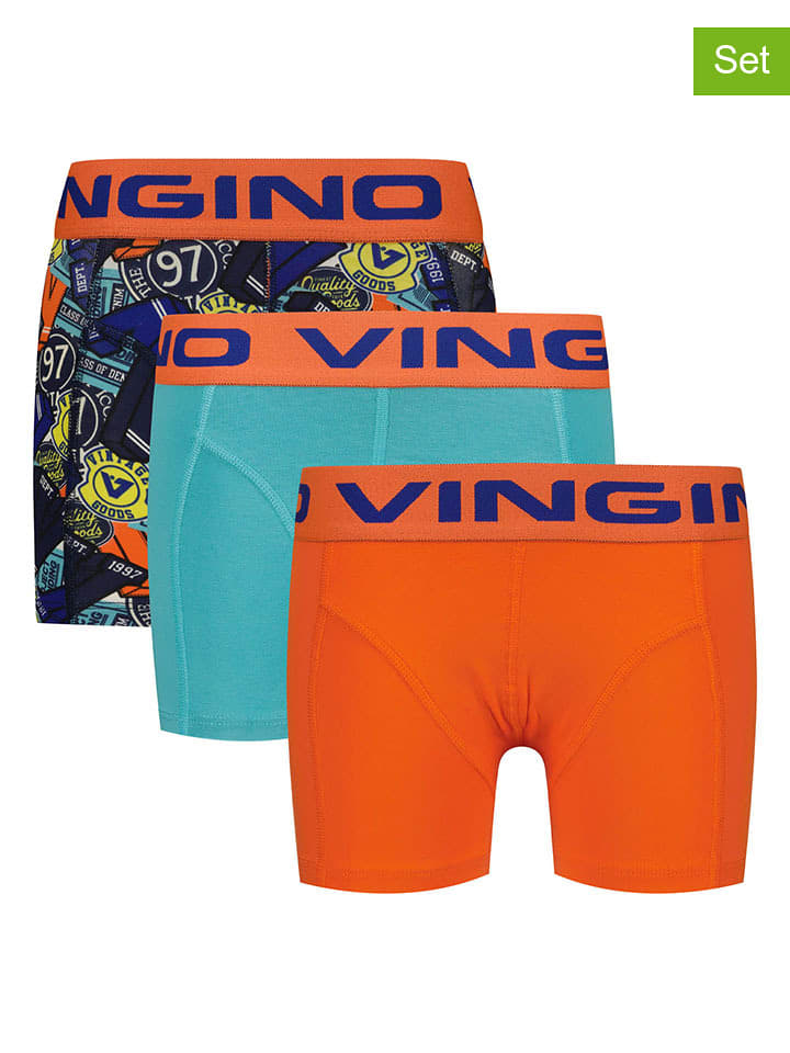 Vingino Bokserki (3 pary) ze wzorem rozmiar: 122/128