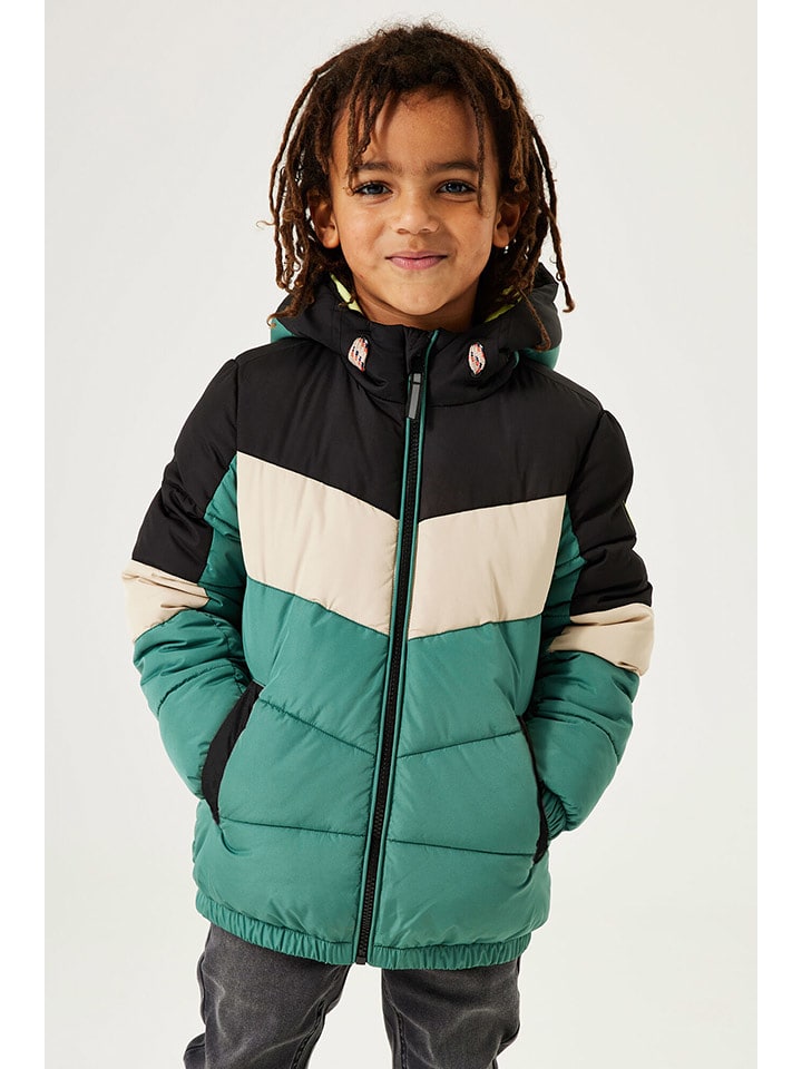 Garcia Kurtka pikowana w kolorze zielono-czarnym rozmiar: 128/134