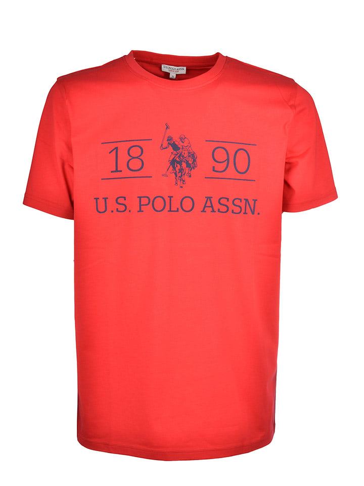 U.S. Polo Assn. Koszulka w kolorze czerwonym rozmiar: XXL
