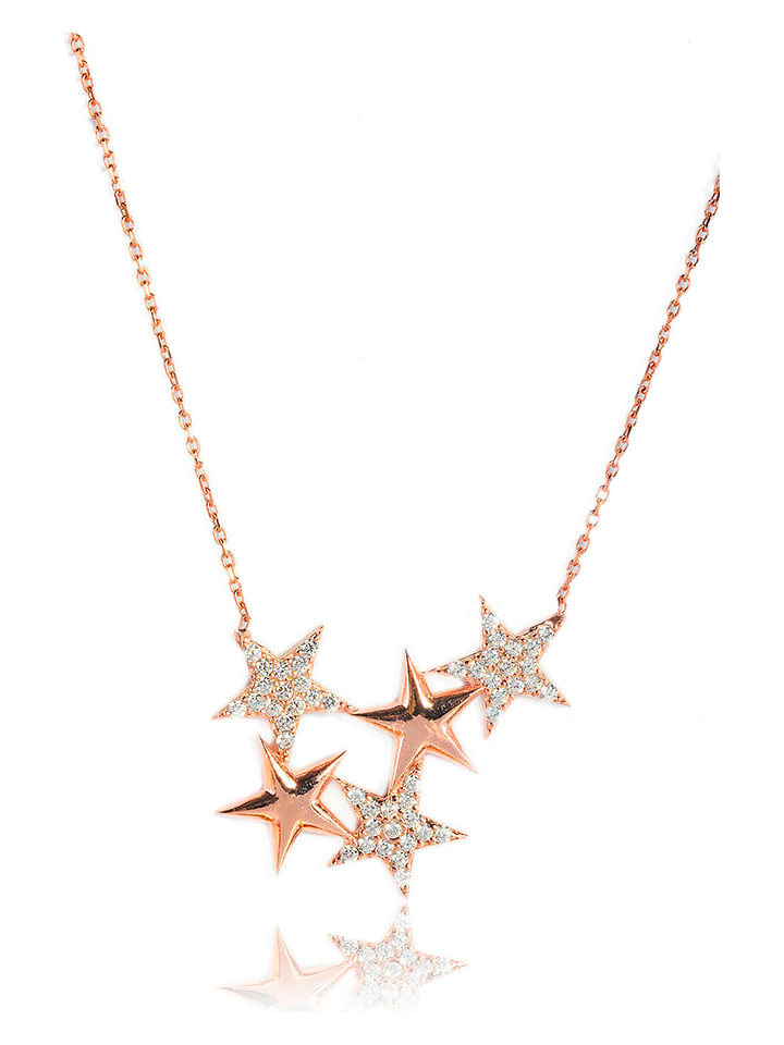 Lodie Silver Srebrny naszyjnik z cyrkoniami - dł. 42 cm rozmiar: onesize