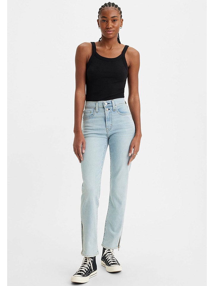 Levi´s Dżinsy "724" - Regular fit - w kolorze błękitnym rozmiar: W30/L28