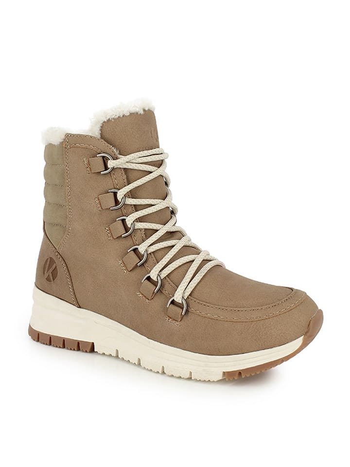 Kimberfeel Kozaki zimowe "Alyssia" w kolorze beżowym rozmiar: 40