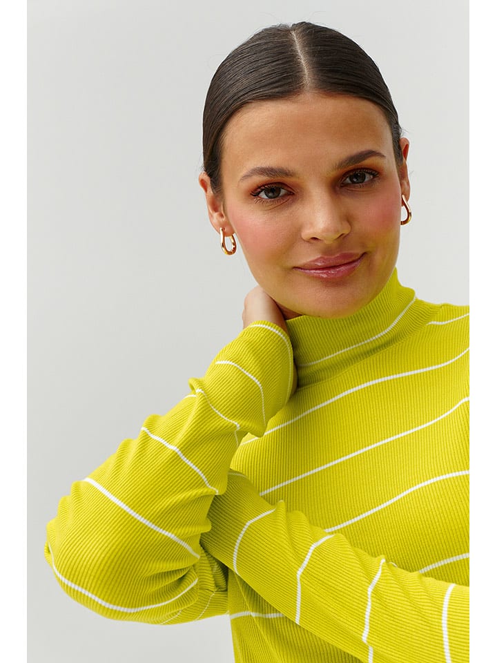 TATUUM Koszulka w kolorze żółto-białym rozmiar: M