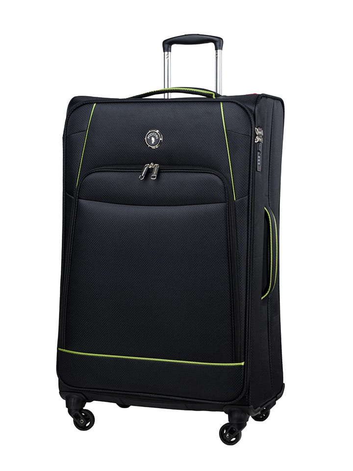 Walizka "Padwa" w kolorze czarnym - 47,5 x 79 x 28,5 cm