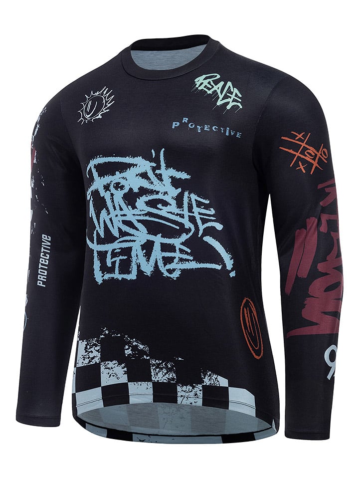 Protective Koszulka kolarska "Head On" w kolorze czarnym rozmiar: XL