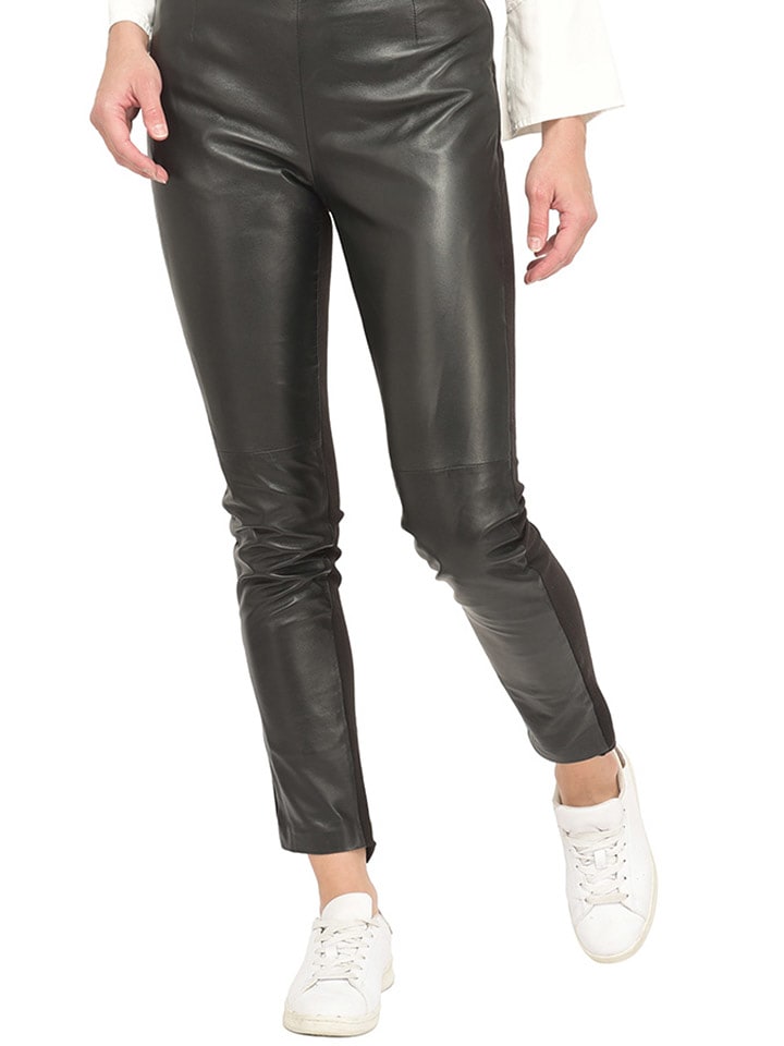 Isaco und Kawa Spodnie w kolorze czarnym rozmiar: 48