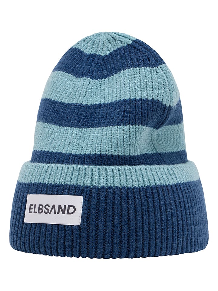 ELBSAND Czapka beanie "Norid" w kolorze granatowo-błękitnym rozmiar: onesize