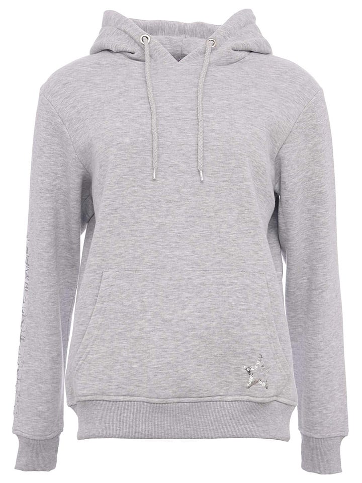 Zwillingsherz Bluza "Kiana" w kolorze szarym rozmiar: L/XL