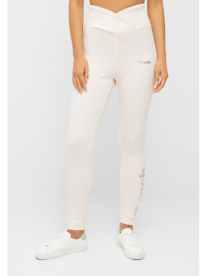 Bench Legginsy sportowe "Leena" w kolorze białym rozmiar: 36