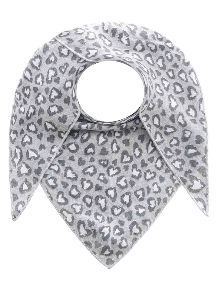 Zwillingsherz Chusta trójkątna w kolorze szarym - 200 x 100 cm rozmiar: onesize