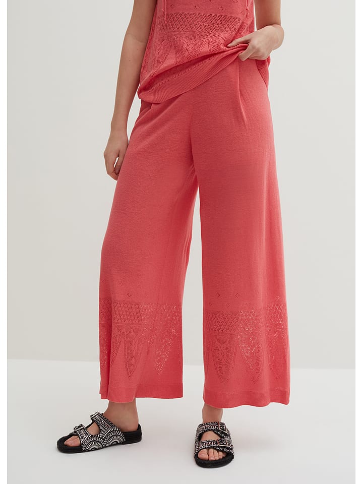 STEFANEL Spodnie w kolorze koralowym rozmiar: XS