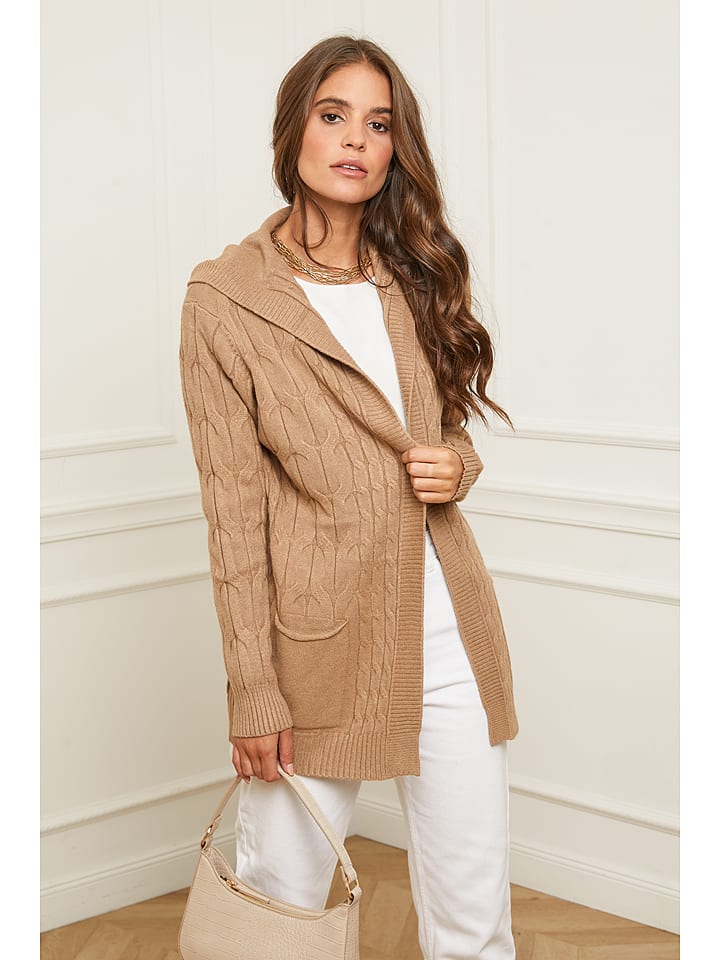 Soft Cashmere Kardigan w kolorze karmelowym rozmiar: 34/36