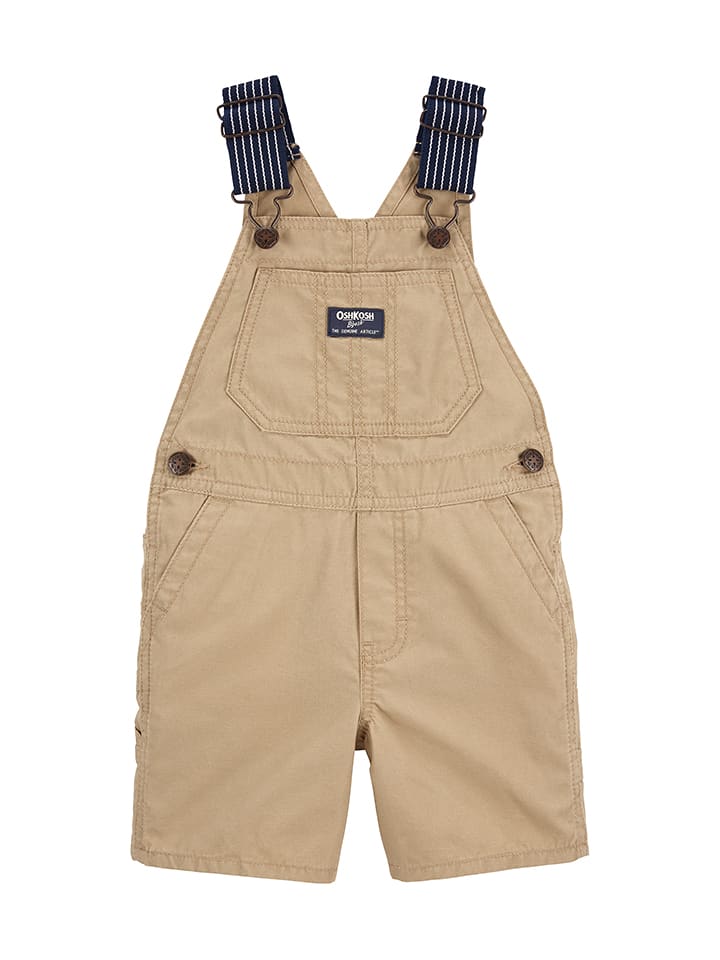 OshKosh Ogrodniczki w kolorze beżowym rozmiar: 92