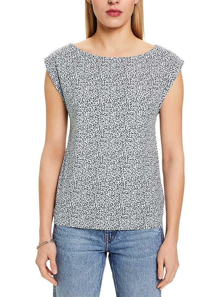 ESPRIT Koszulka w kolorze błękitno-granatowym rozmiar: XS