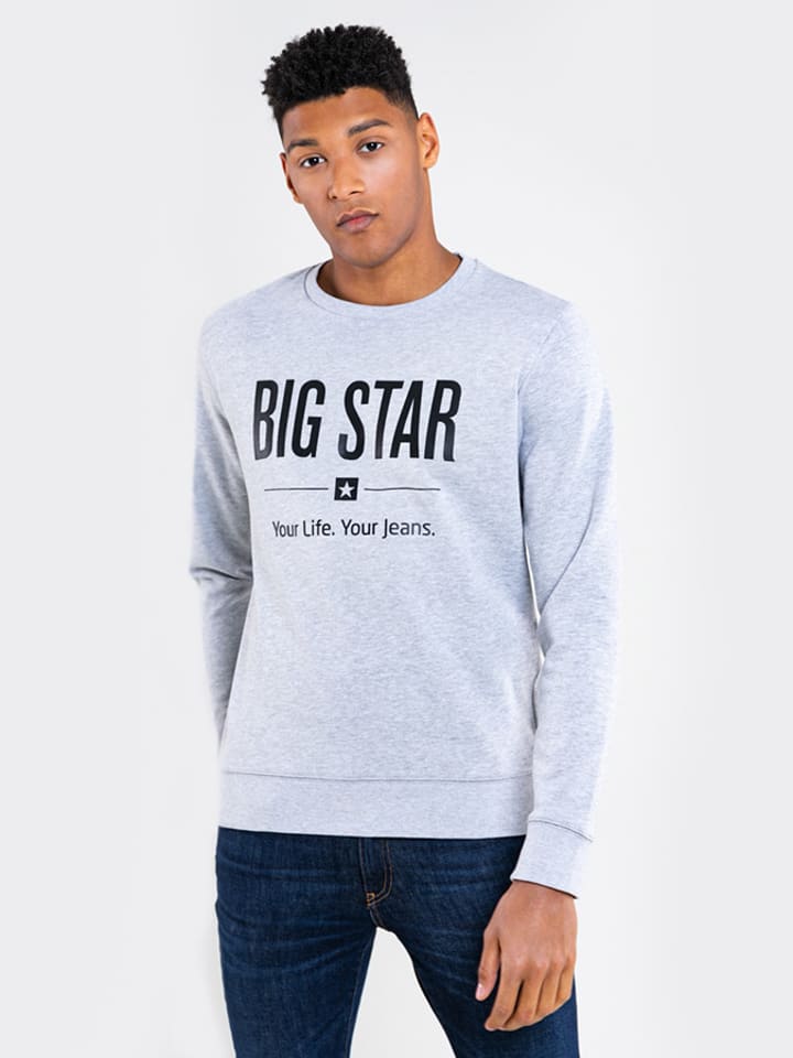 BIG STAR Bluza w kolorze jasnoszarym rozmiar: XL