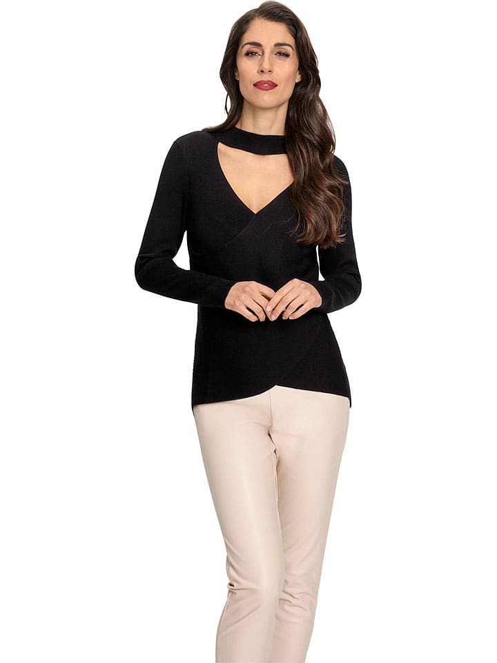 Heine Sweter w kolorze czarnym rozmiar: 40