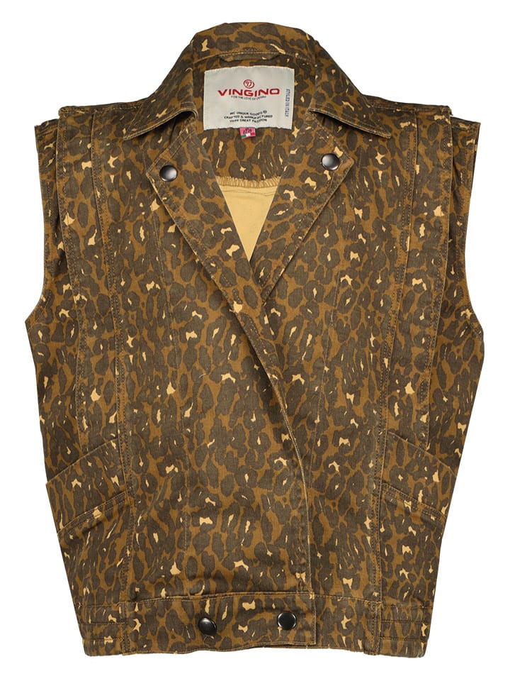 Vingino Kamizelka "Tina" w kolorze brązowym rozmiar: 164