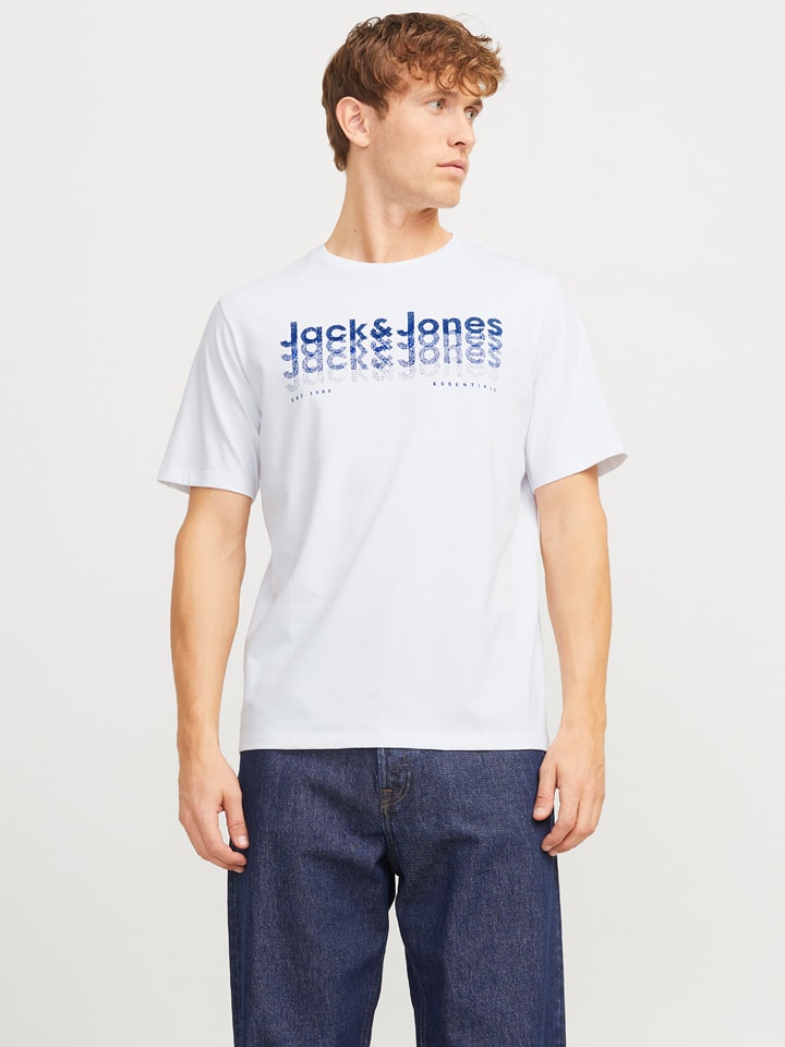 Jack & Jones Koszulka w kolorze białym rozmiar: XL