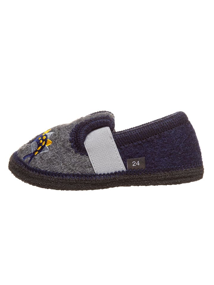 lamino Kapcie w kolorze szaro-granatowym rozmiar: 25