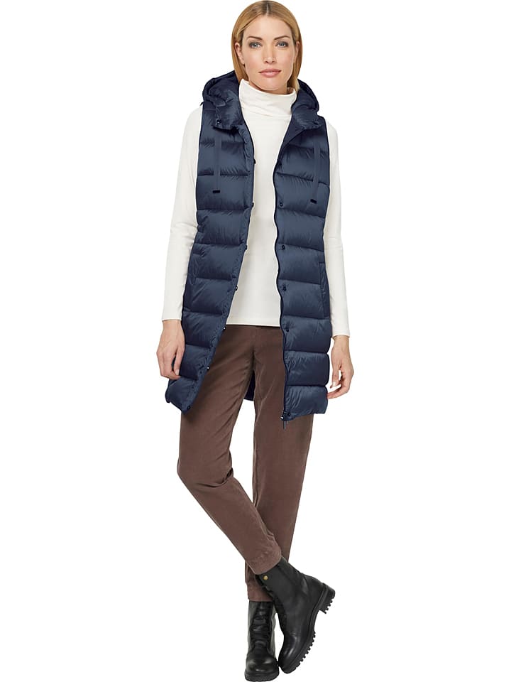 Heine Kamizelka pikowana w kolorze granatowym rozmiar: 36