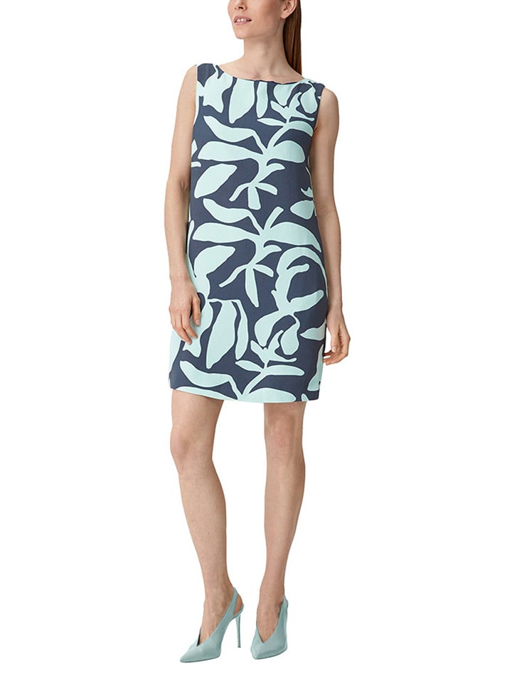 comma Sukienka w kolorze granatowo-błękitnym rozmiar: 36